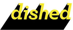 Logo for Dished, a media sponsor for Dine Around and Stay in Town 2026.