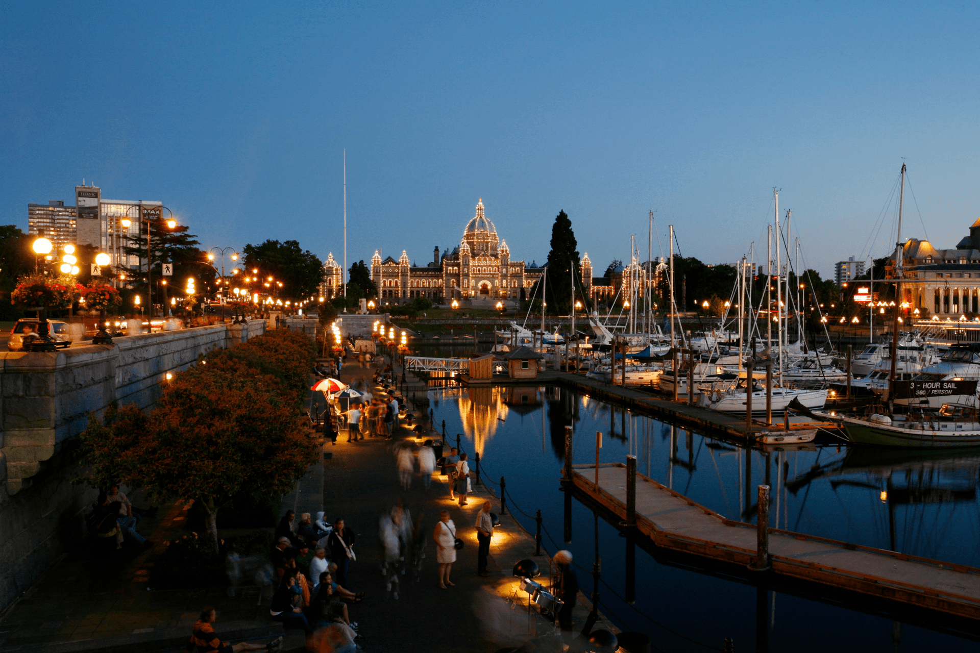 Inner Harbour in Victoria, BC