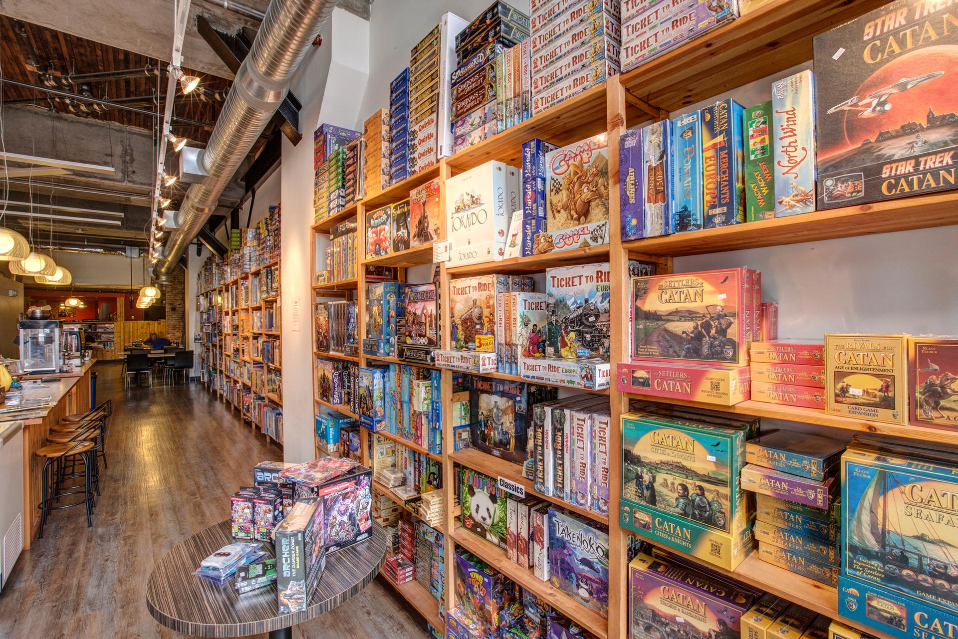 Interior of Interactivity Board Game Cafe