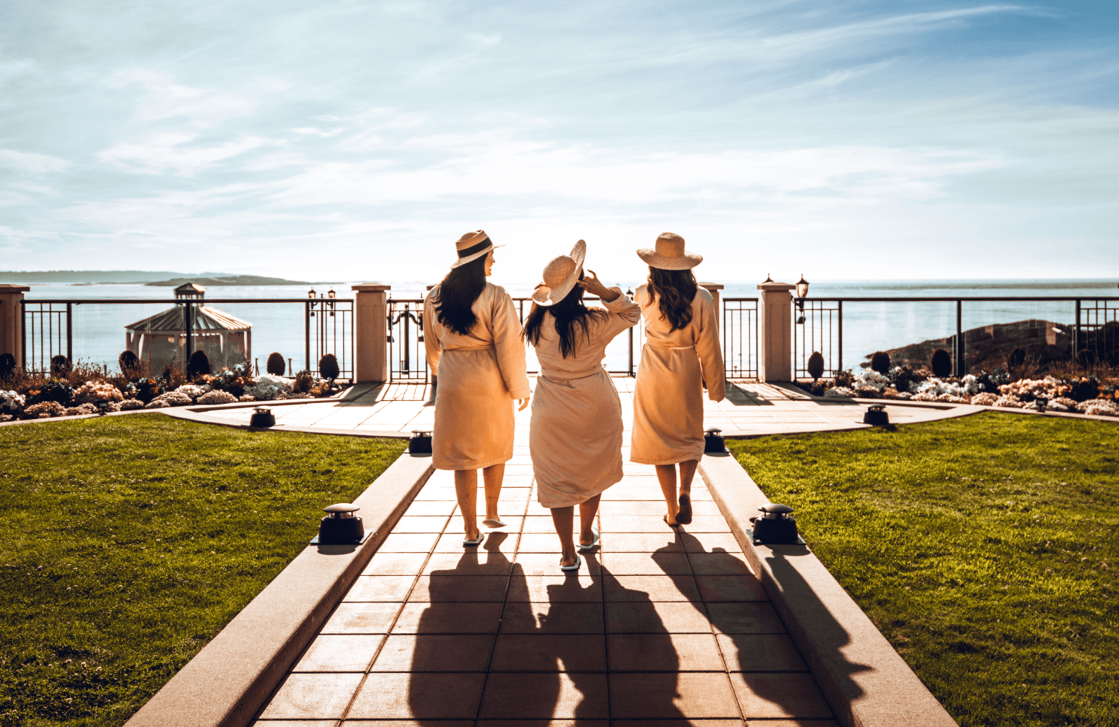 Women in robes in Victoria, BC