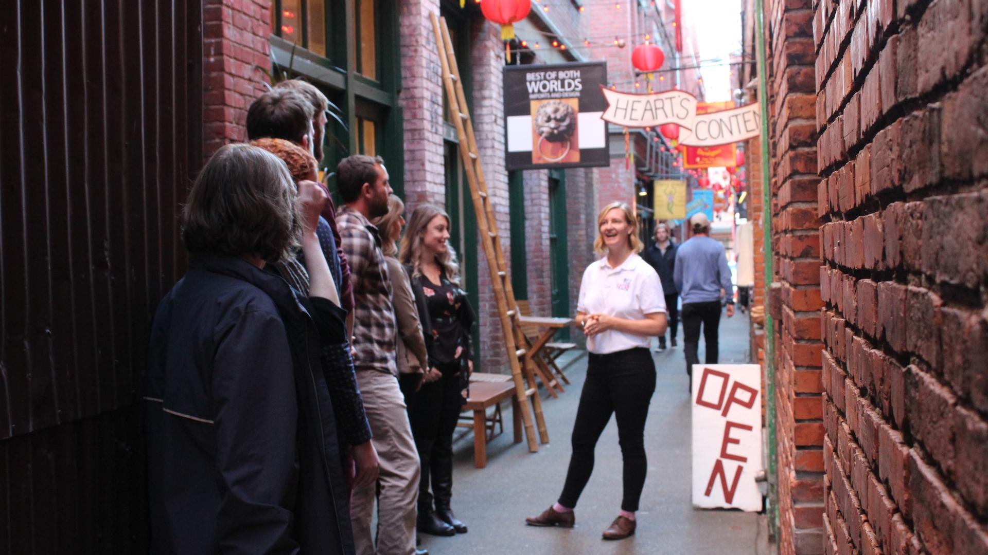 a walking tour in Chinatown