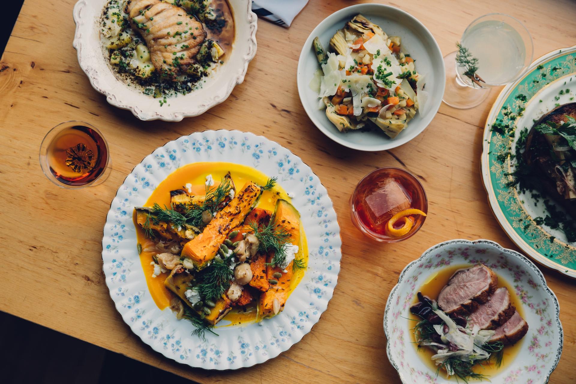 Meal at .Stage
