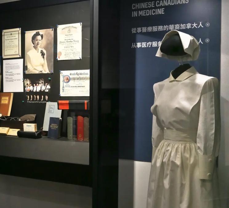An exhibit at the Victoria Chinatown Museum in Victoria, BC