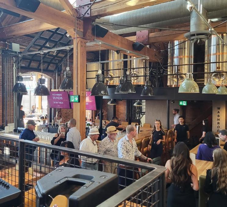 The interior of CRAFT Beer Market in Victoria, BC