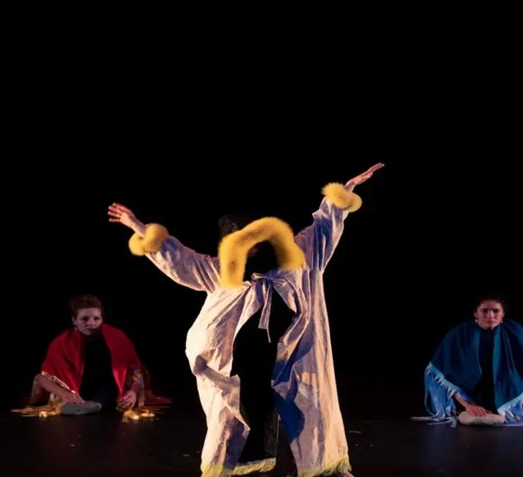 A performance on stage at the Intrepid Theatre in Victoria, BC
