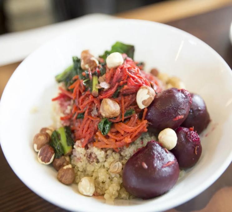 A bowl at Be Love in Victoria, BC