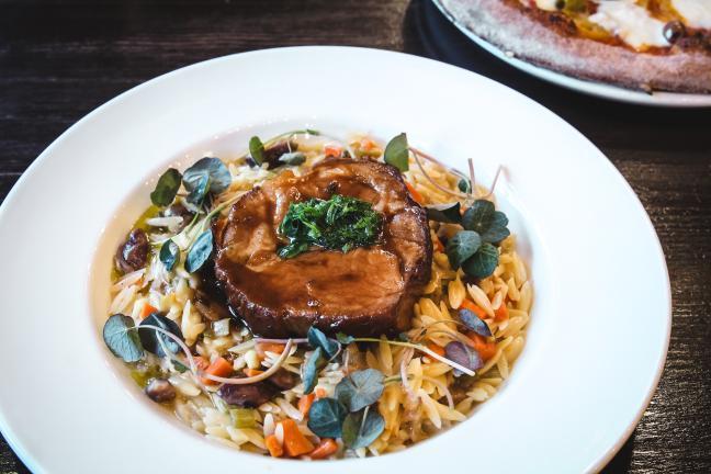Pasta dish from Zambri's Italian restaurant in Victoria, BC.