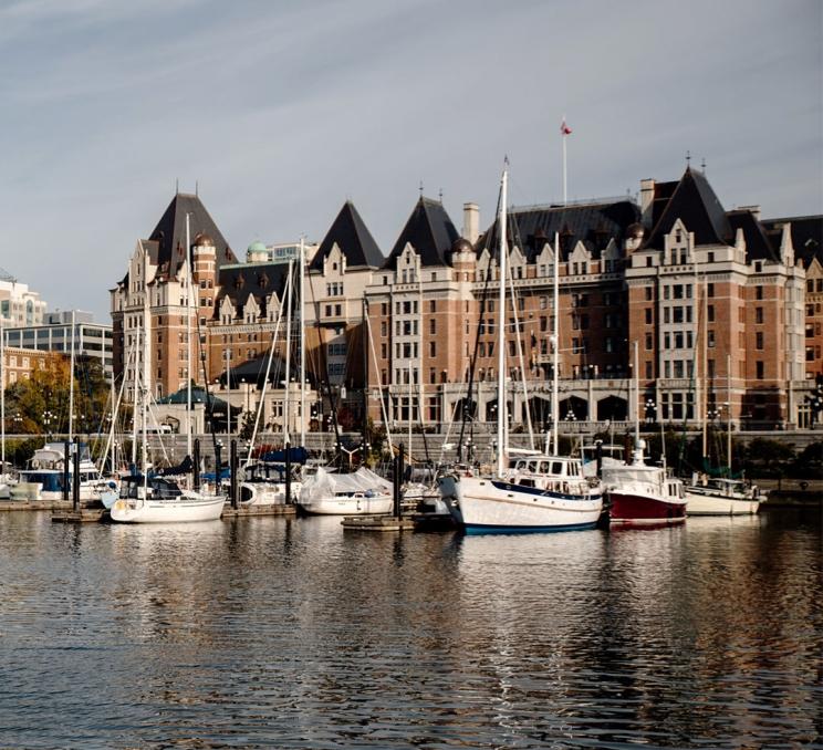 A marina operated by the Greater Victoria Harbour Authority in Victoria, BC