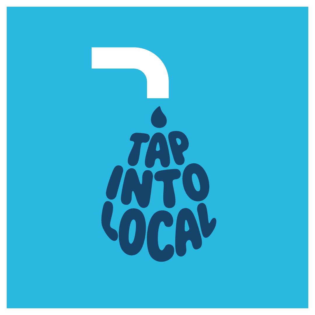 Tap into local logo