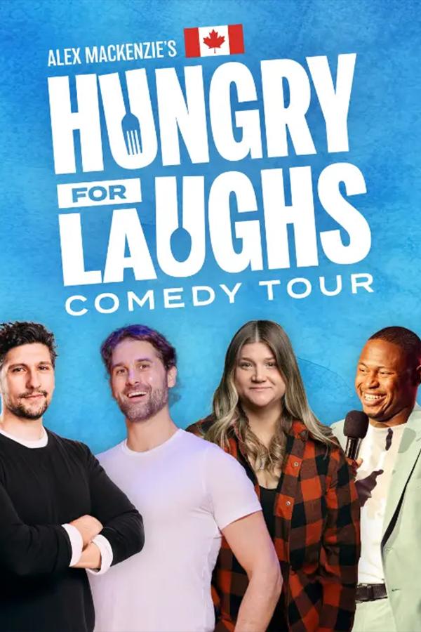 The poster for the Hungry for Laughs Comedy Tour