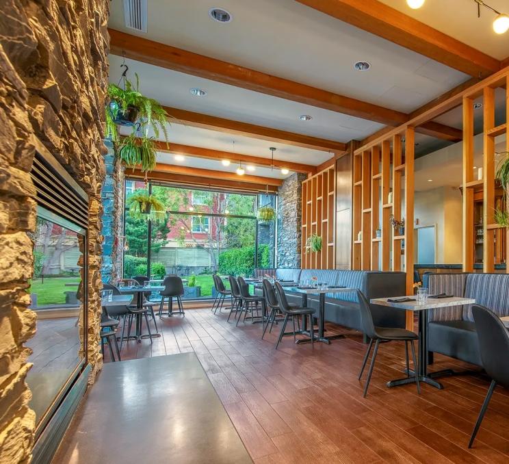 The interior of the Aegir Room in Victoria, BC