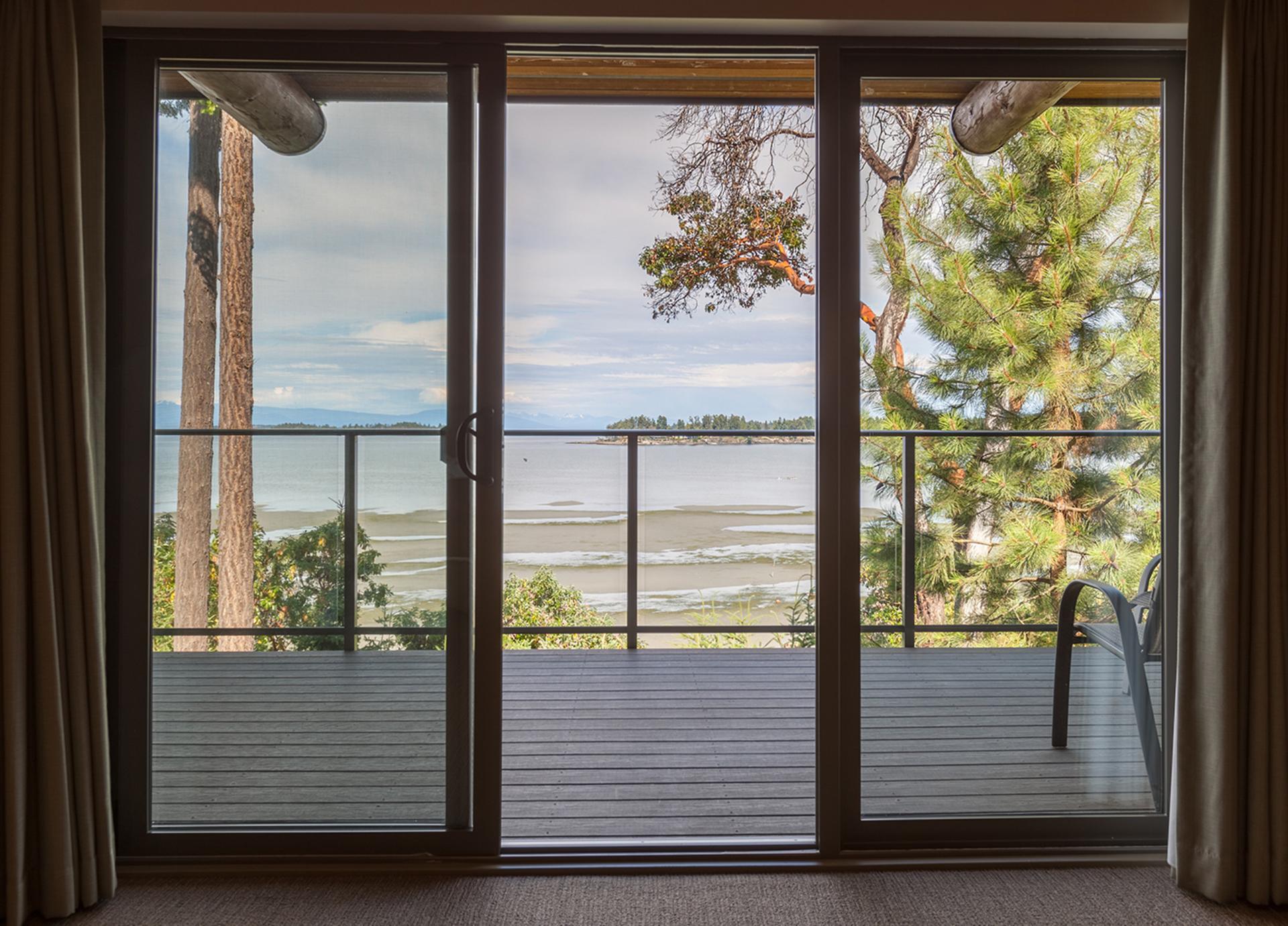 Deck view from third floor oceanview room.