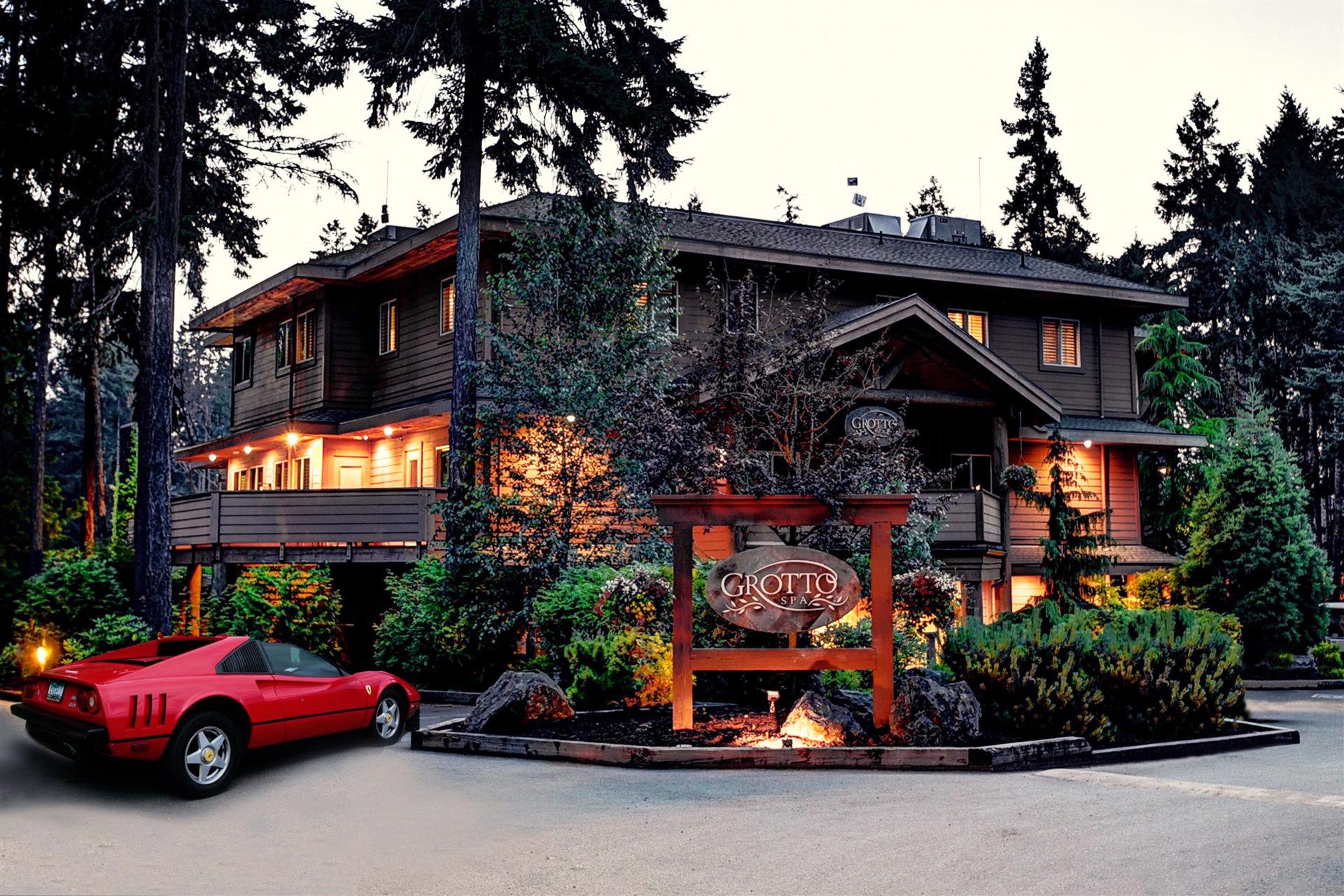 Exterior of the Grotto Spa at Tigh-Na-Mara