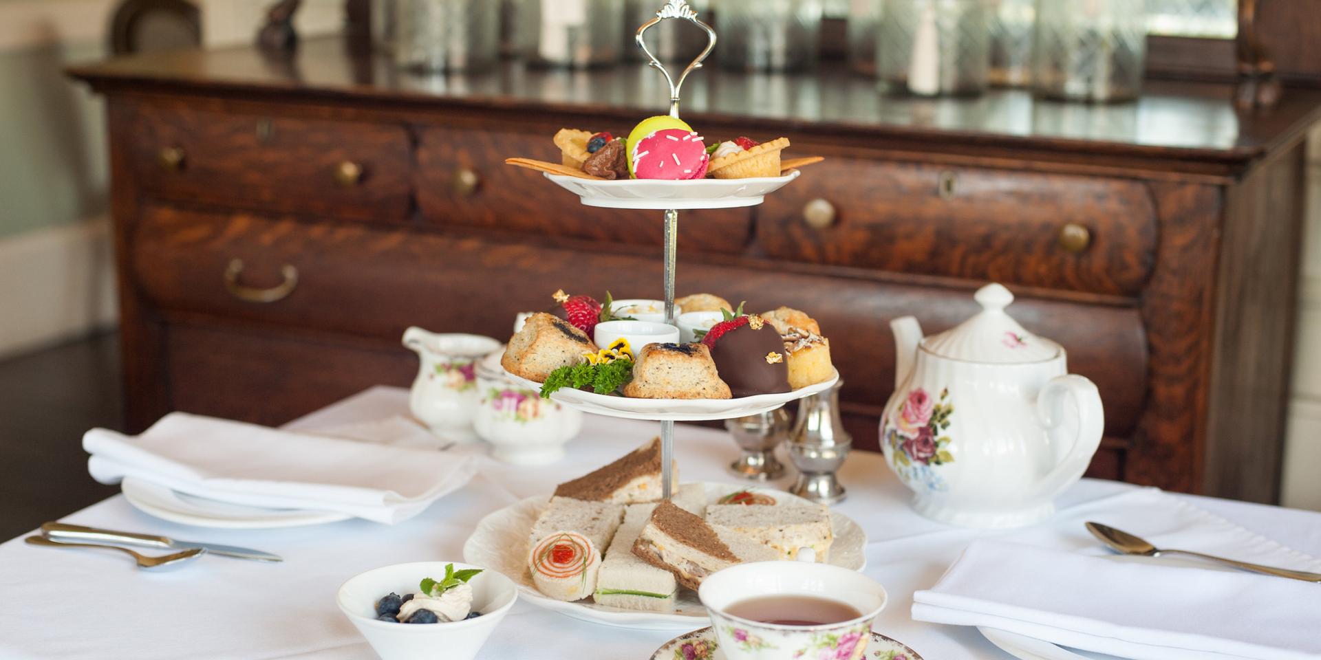 Afternoon tea at the Pendray Tea House