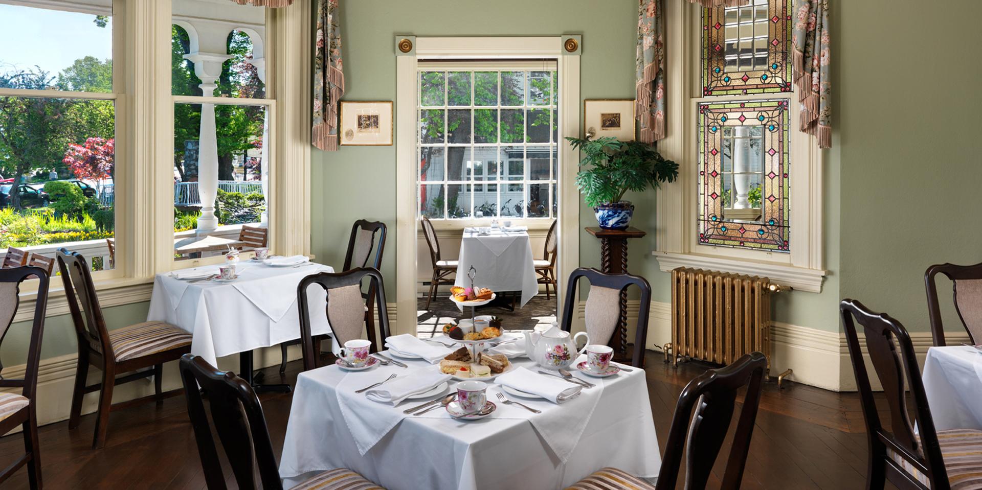 Enjoy a traditional Afternoon Tea at the Pendray Tea House.
