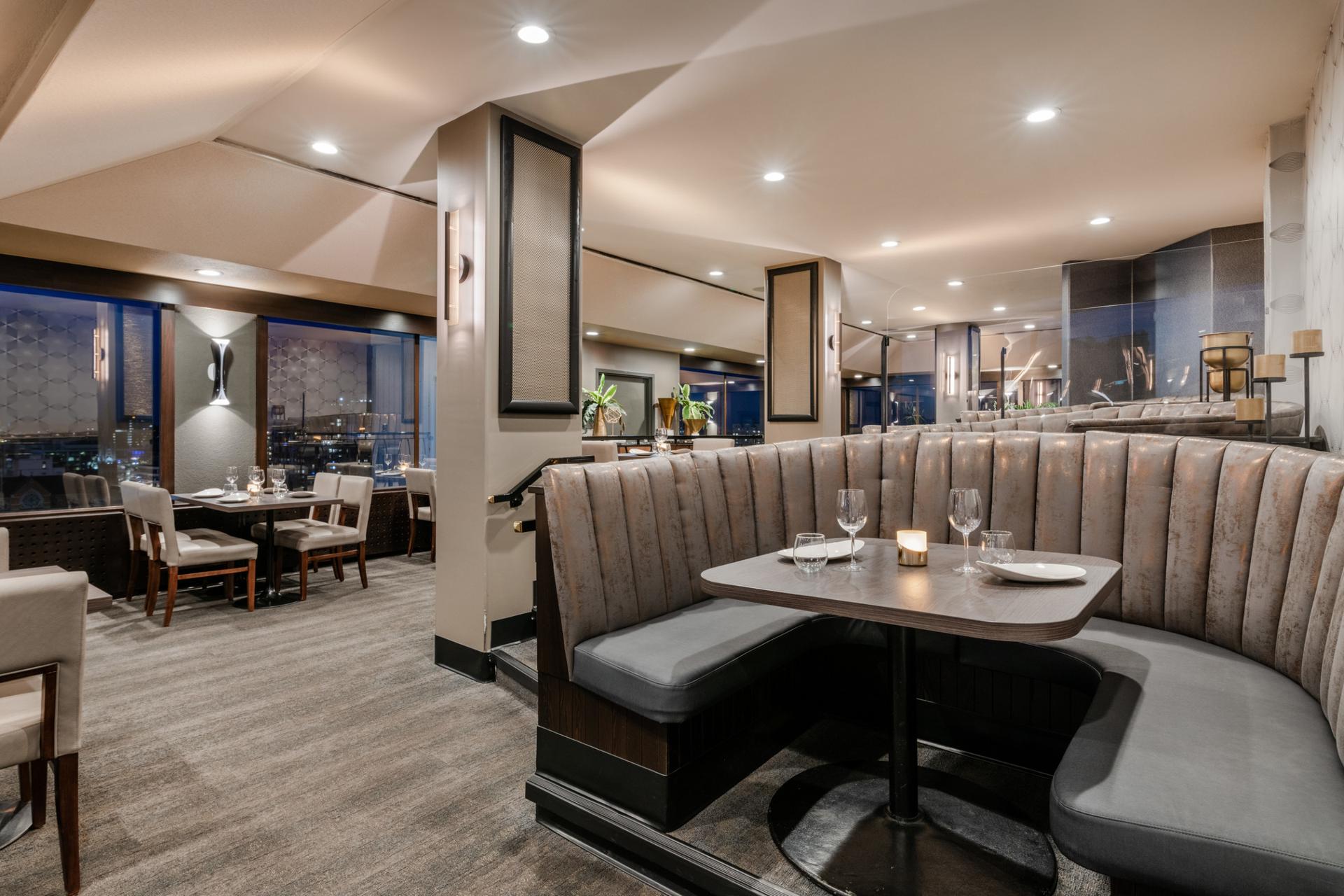 Main dining area from the harbour facing window