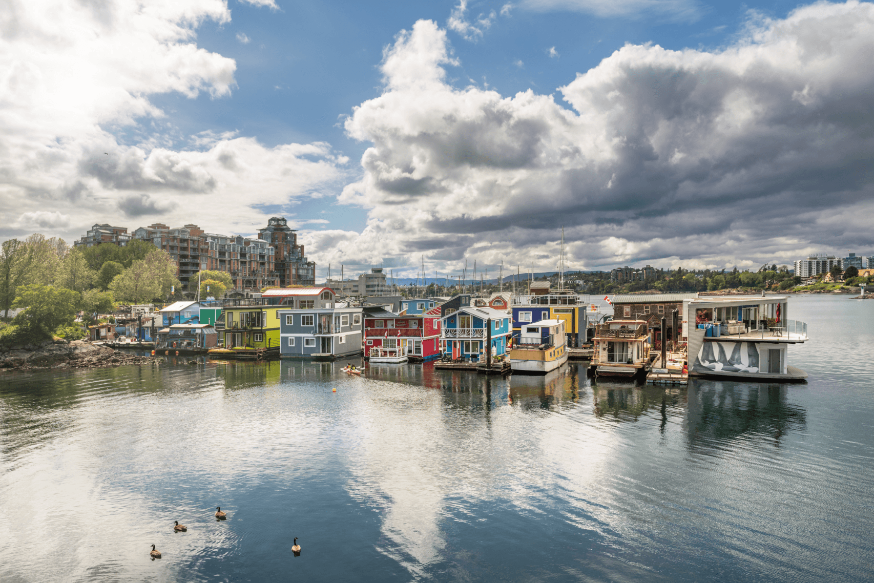 Fisherman's Wharf in Victoria, BC