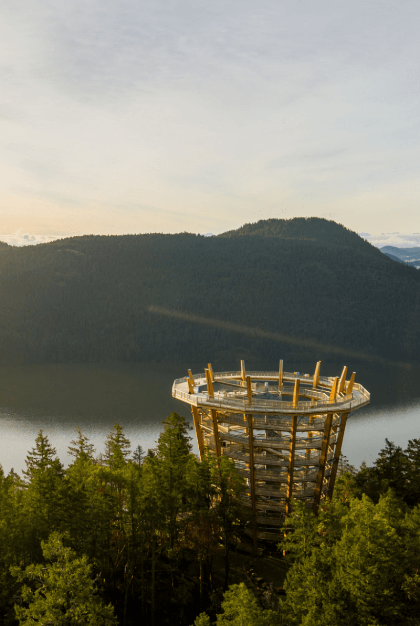 Malahat SkyWalk at Sunrise 1