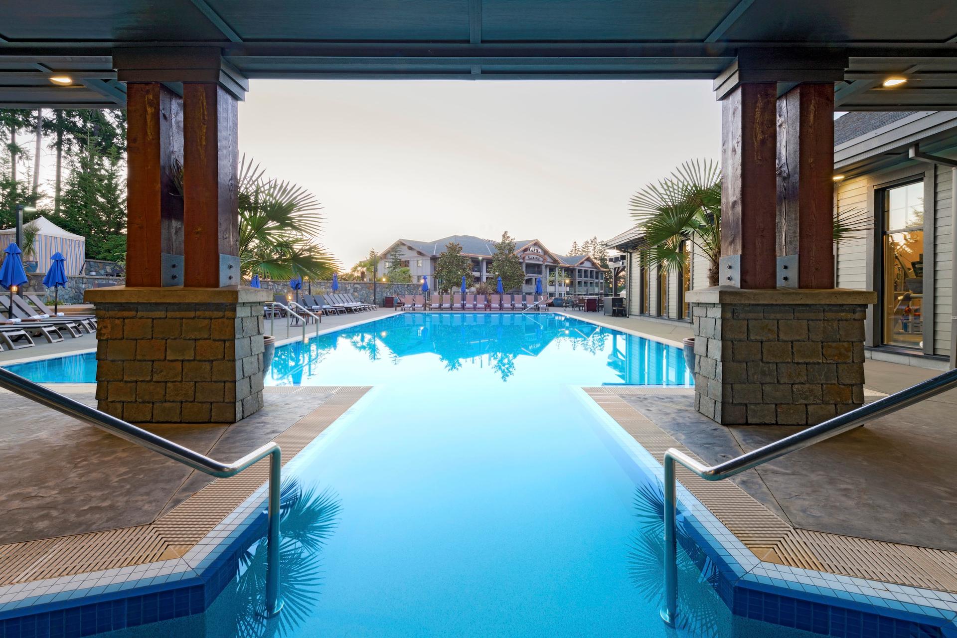 Westin Bear Mountain Outdoor Pool in Victoria, BC
