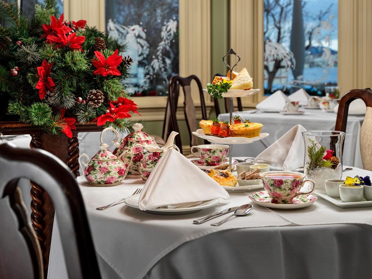 The Pendray Inn and Teahouse's afternoon tea special in the wintertime