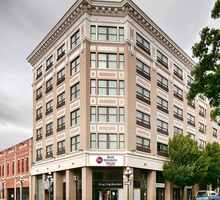 The Best Western Plus Carlton Plaza Hotel in downtown Victoria, BC