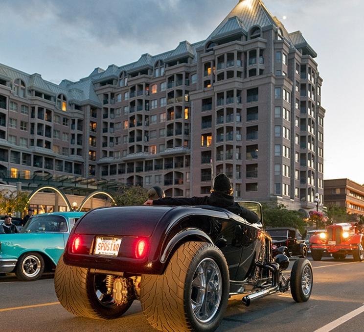 Deuce Days rolls on past the Hotel Grand Pacific in Victoria, BC