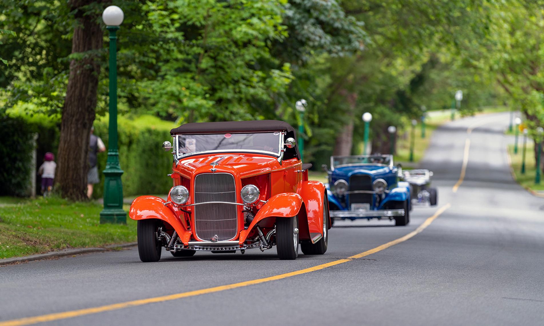 The deuces roll through the streets of Victoria, BC