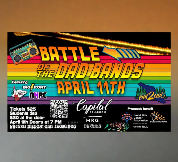 Battle of the Dad Bands April 11th in Victoria, BC