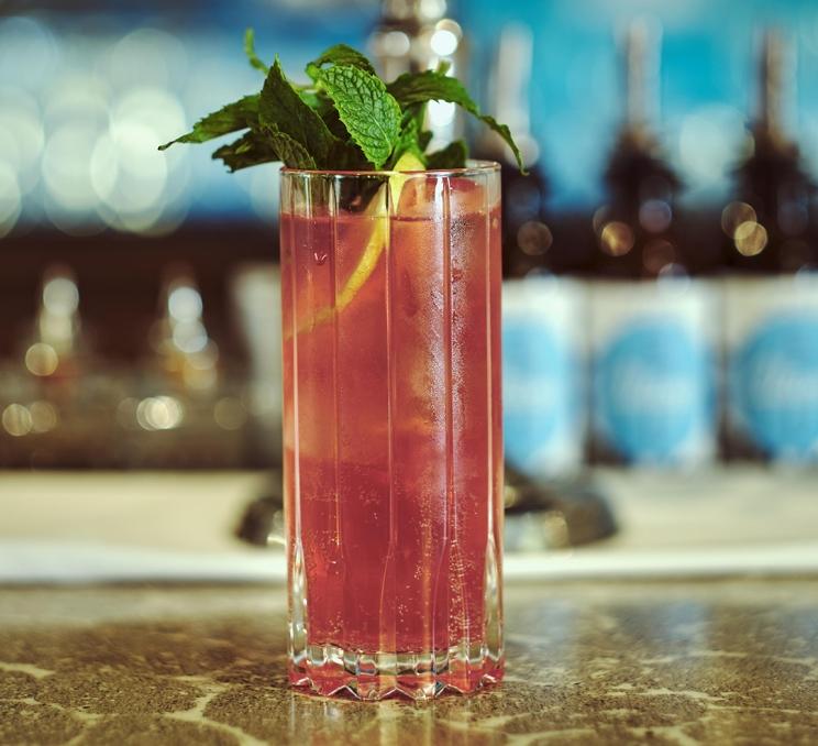 A Kentucky Buck cocktail at Clive's Classic Lounge in Victoria, BC