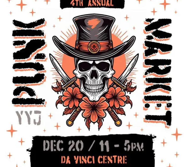 Punk Holiday Market poster