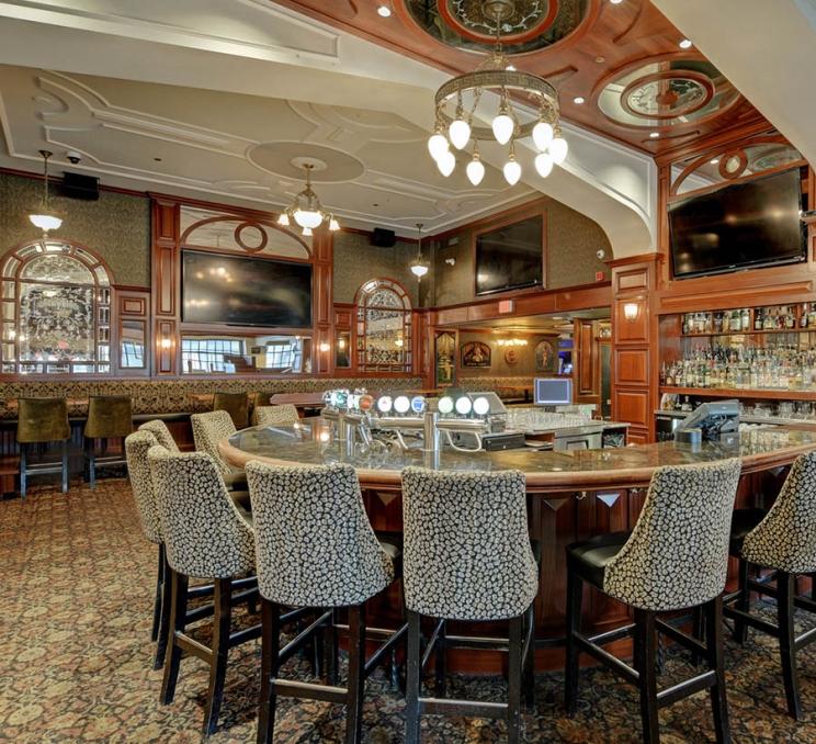 The interior of the Sticky Wicket in Victoria, BC