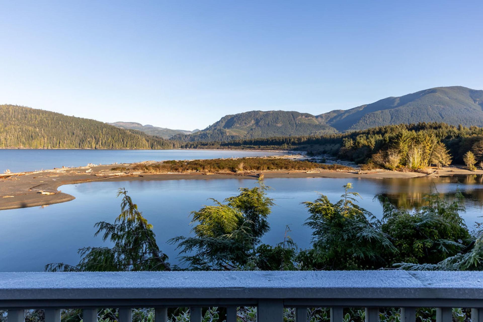 view from The Point property in Port Renfrew