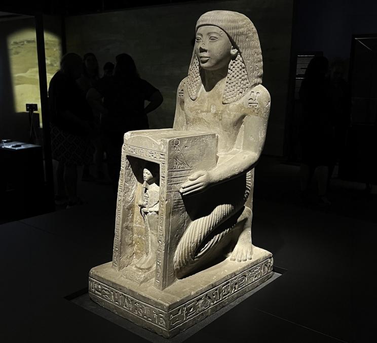 Artifacts from the Ancient Egypt: Obsessed with Life exhibition at the Royal BC Museum in Victoria, BC.