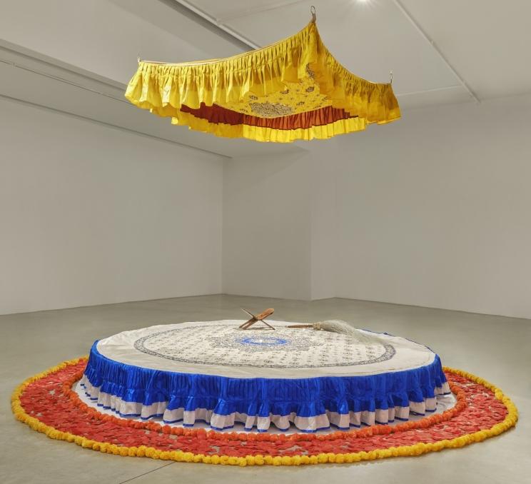 A display of art at ਸ਼ੀਸ਼ੇ ‘ਚ ਤਰੇੜ sheeshe ‘ch thareṛ | a crack in the mirror at the Art Gallery of Greater Victoria in Victoria, BC