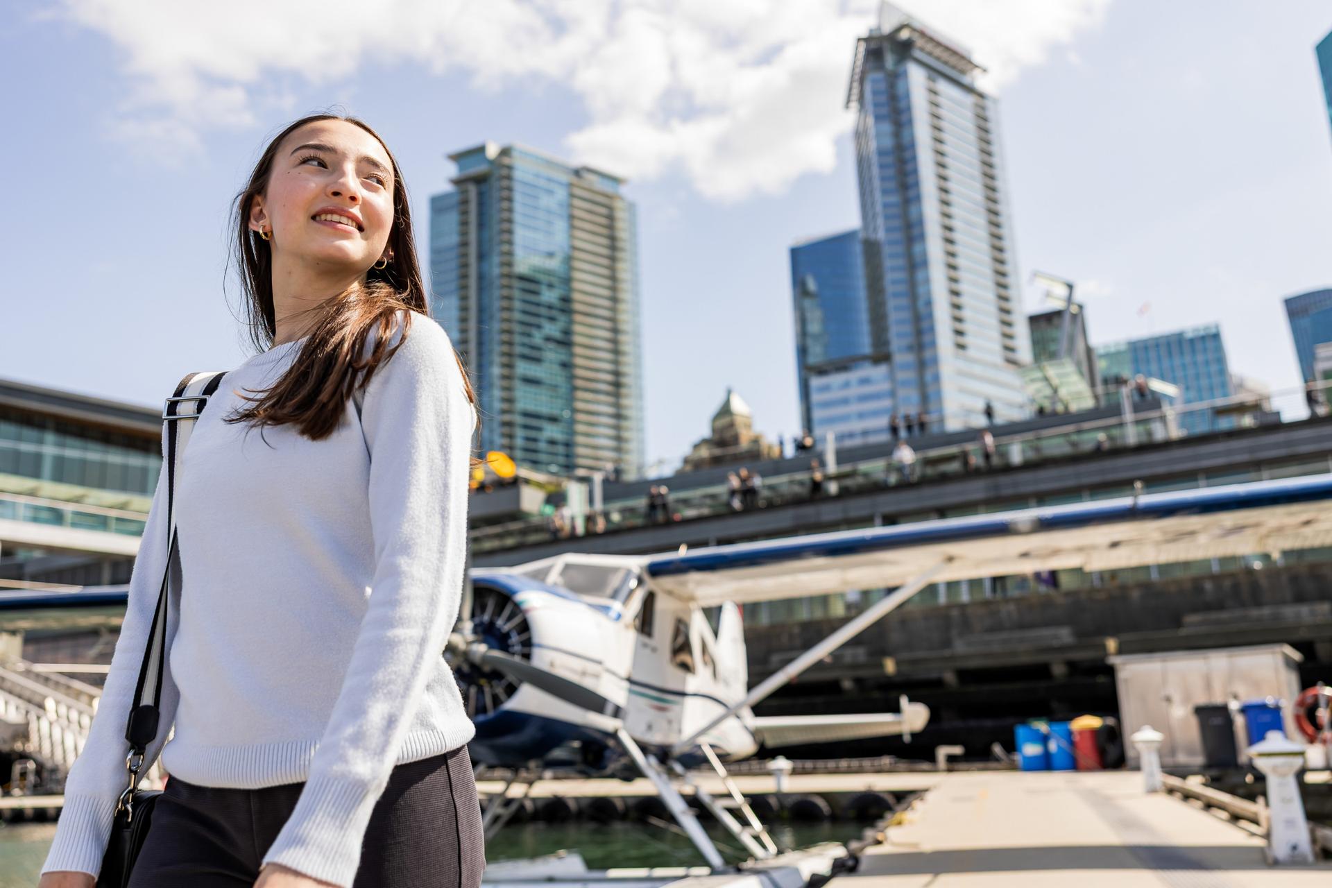 Passenger in Vancouver on their way to Victoria.