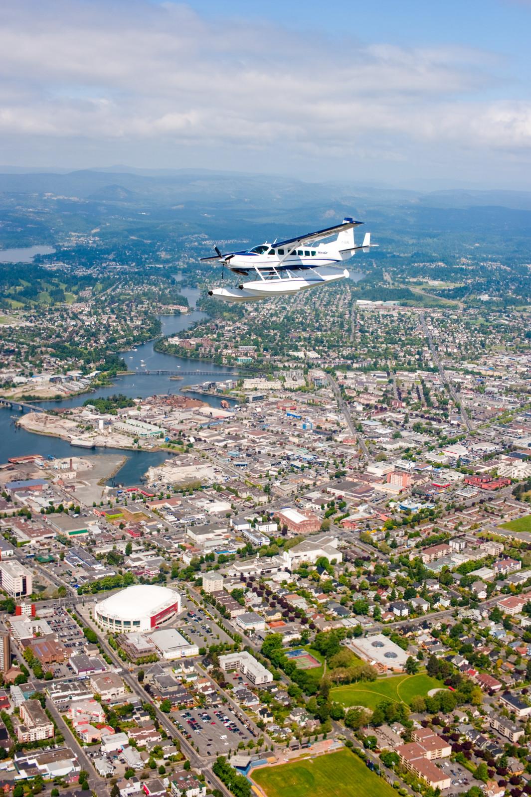 Seair aerial over Victoria