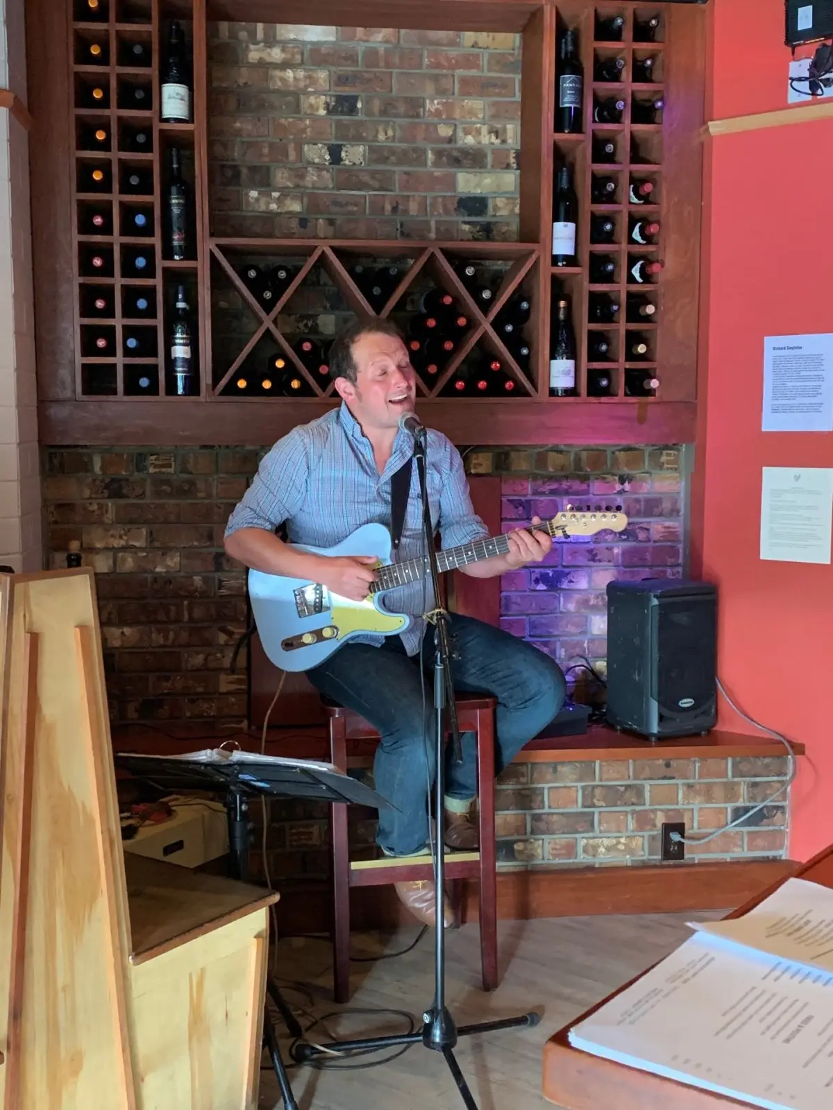 We host local musicians every Friday - Monday night.