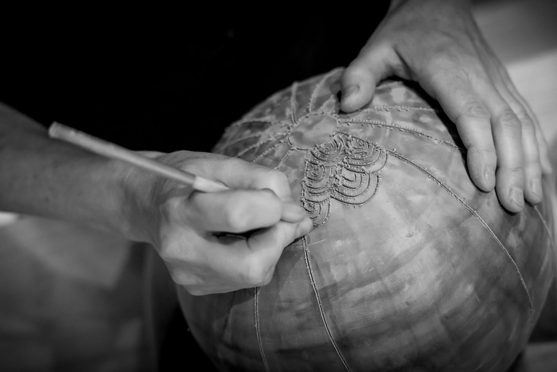 Incising Ceramic Orb