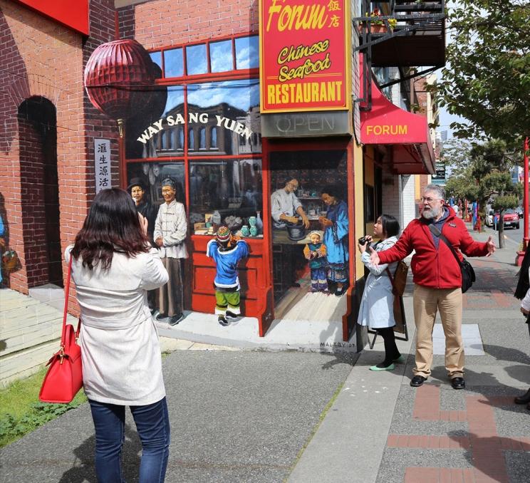 A Chinatown Walks Guide explains the history of Victoria, BC's Chinatown to visitors