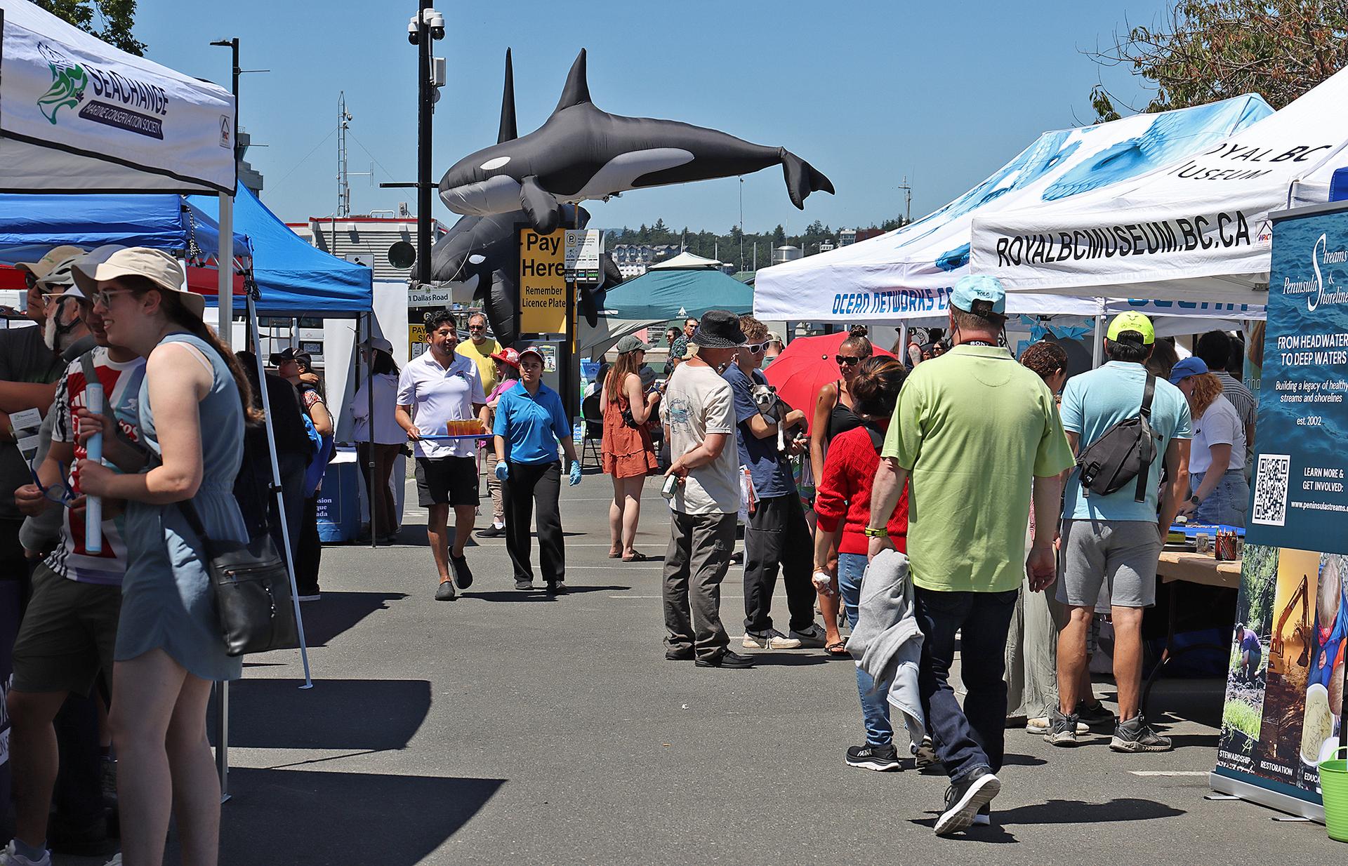 Fisherman's Wharf World Ocean Day Celebration in Victoria, BC