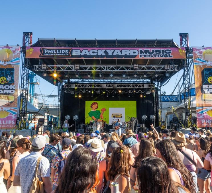 Phillips Backyard Music Festival Victoria BC live performance crowd summer concert outdoor music event