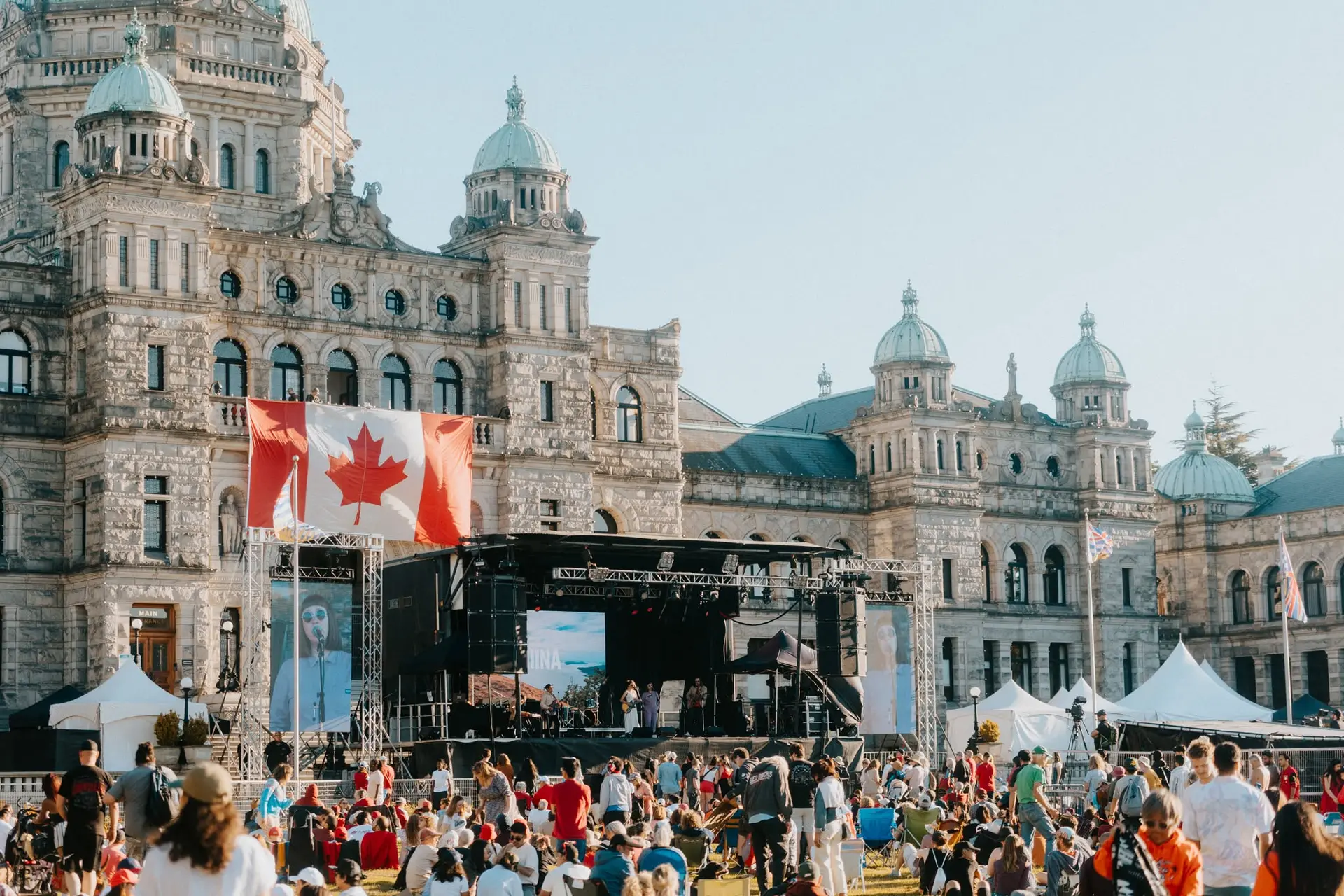 Canada Day in Victoria's Inner Harbour