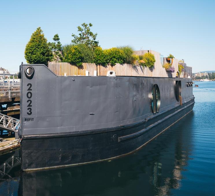 HAVN Saunas a sauna experience on a floating barge in Victoria, BC's Inner Harbour