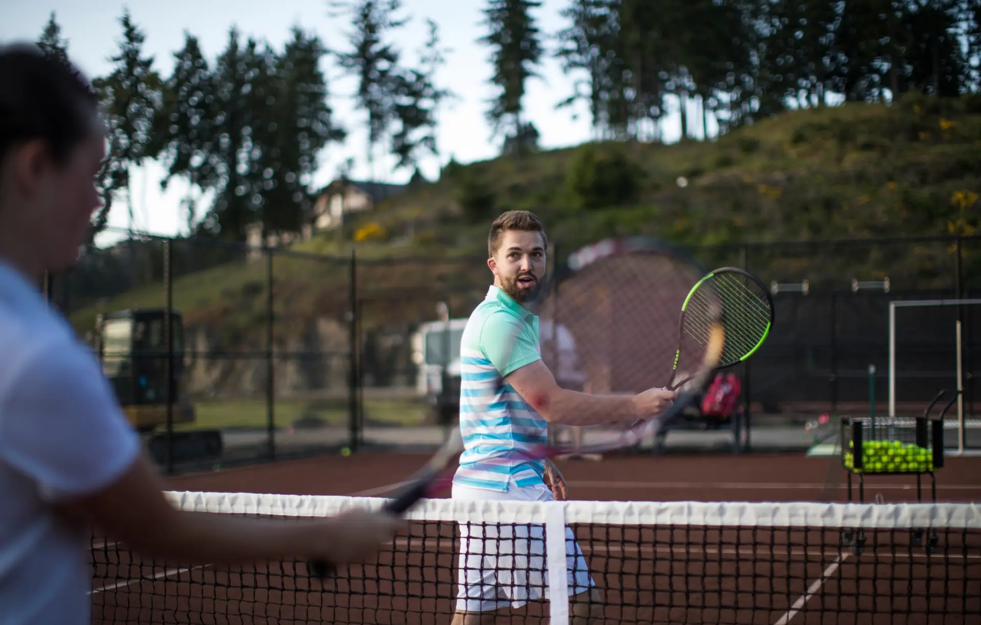 Bear Mountain Tennis Centre - Western Canada's only 8 red-clay court facility.